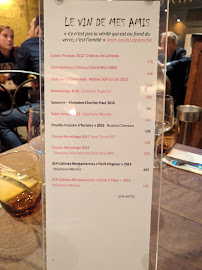 La Boussole à Paris menu