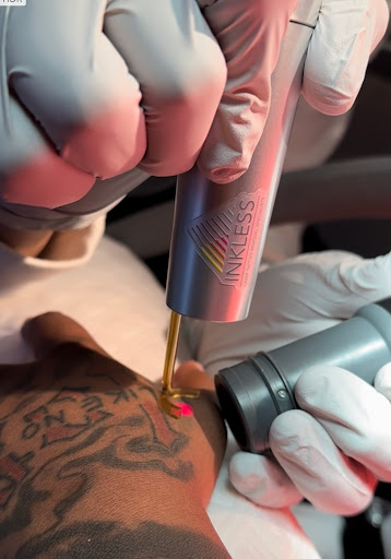 Explore song lyric tattoo ideas, creative tattoo ideas in Denver, available at Inkless Tattoo Removal