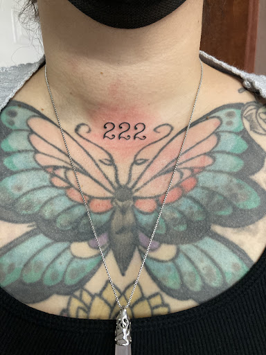 Explore mens name tattoo ideas, creative tattoo ideas in Visalia, available at Sanctum Tattoo Studio