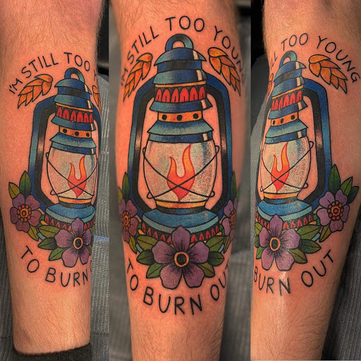 Explore mens foot tattoo ideas, creative tattoo ideas in Palm Harbor, available at Angry Owl Tattoo and Piercing
