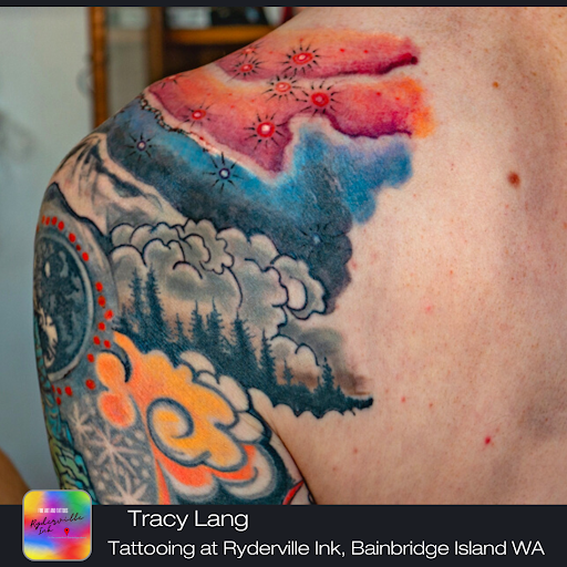 Explore warlock tattoo ideas, creative tattoo ideas in Bainbridge Island, available at Ryderville Ink Tattoos & Fine Art
