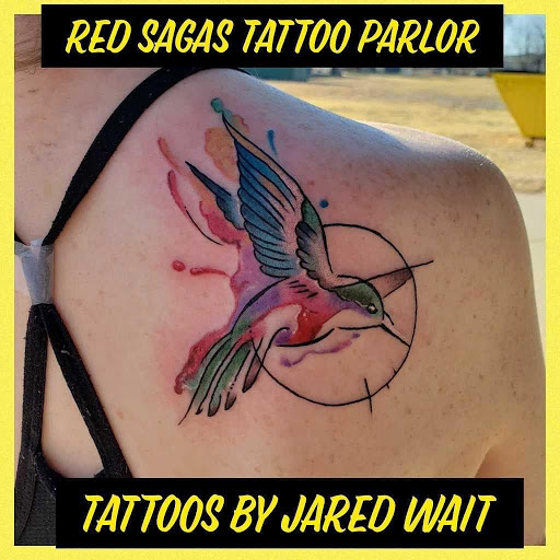 Explore hot girl tattoo ideas, creative tattoo ideas in Woodward, available at Red Sagas Tattoo Parlor