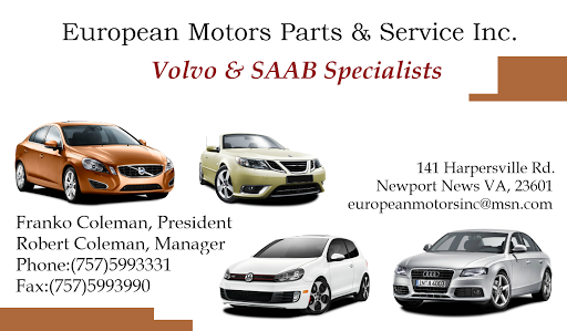 Auto Repair Shop «European Motors Inc», reviews and photos, 141 Harpersville Rd, Newport News, VA 23601, USA