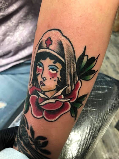 Explore chest arm tattoo ideas, creative tattoo ideas in Springfield, available at To the nines tattoo