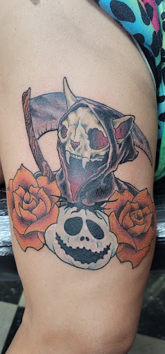 Explore moon and stars tattoo ideas, creative tattoo ideas in Powell, available at AVALON COVE TATTOO