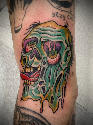 Explore massage therapist tattoo ideas, creative tattoo ideas in Hailey, available at Mountain Rose Tattoo Studio