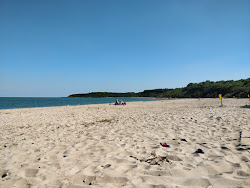 Fotografie cu Clogga Beach cu o linie de coastă spațioasă