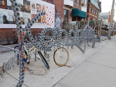 'Kensington' Bicycle Rack Sign