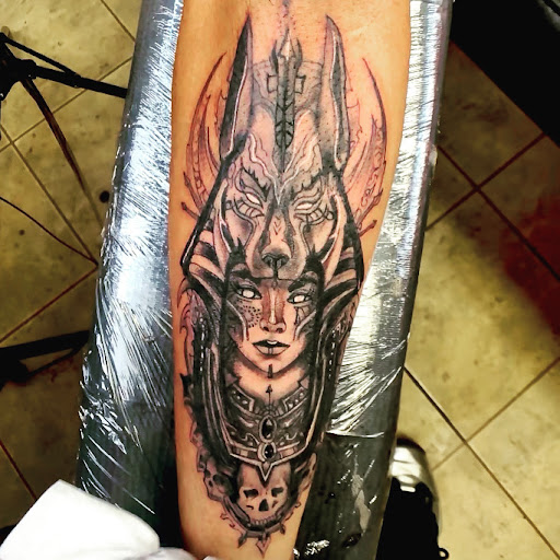 Explore mountain biking tattoo ideas, creative tattoo ideas in Puyallup, available at Get Right Studios