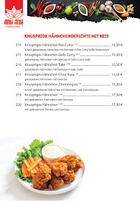 Restaurant asiatique AnhAnh Asia Schnellrestaurant & Lieferservice Unterhaching à Unterhaching (le menu)