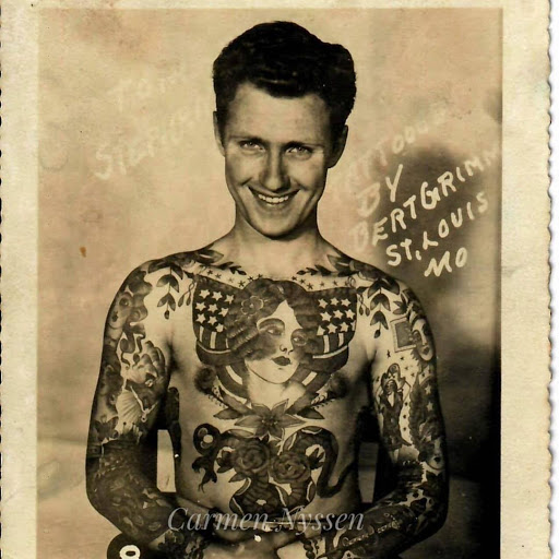 Explore papa bear tattoo ideas, creative tattoo ideas in Long Beach, available at Outer Limits Tattoo