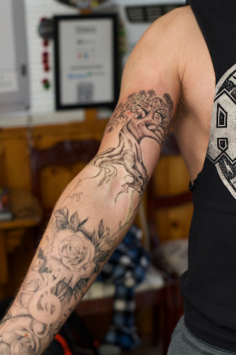 Explore heal tattoo ideas, creative tattoo ideas in Moweaqua, available at Fleshwound Tattoo