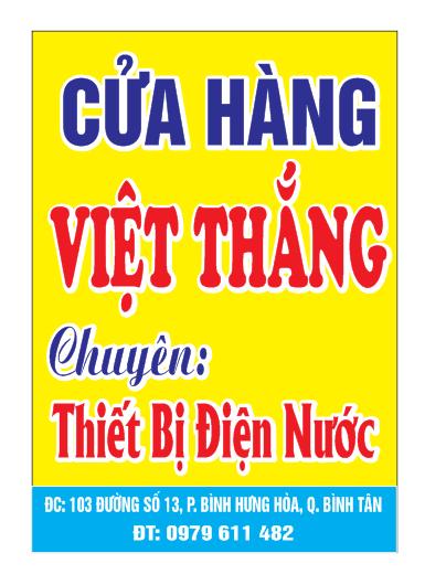 CỬA HÀNG VIỆT THẮNG