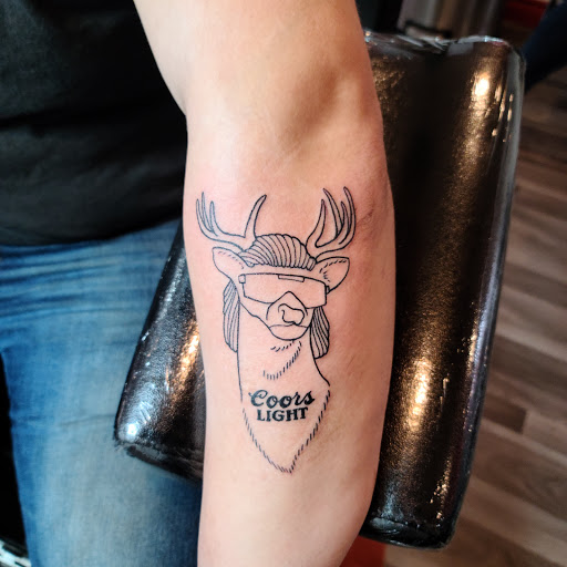 Explore lil peep tattoo ideas, creative tattoo ideas in Clarkston, available at Rogue Tattoo