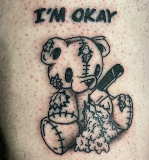 Explore cartoon tattoo ideas for men, creative tattoo ideas in Vancouver, available at Studio X Tattoos & Piercings