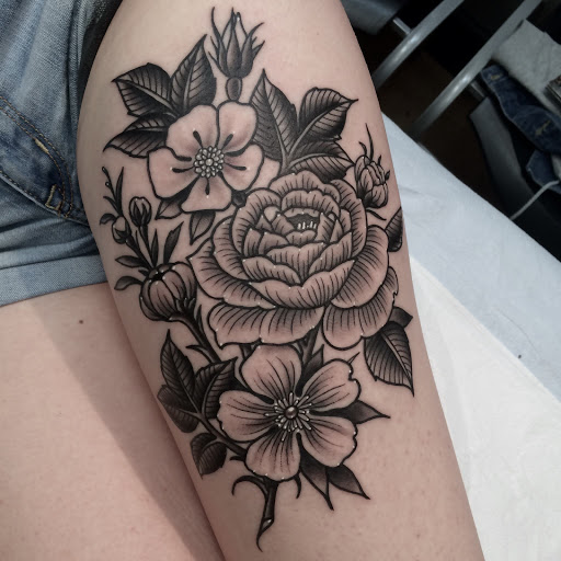 Explore meaningful father and daughter crps tattoo ideas, creative tattoo ideas in Johnson City, available at The Shamans Den