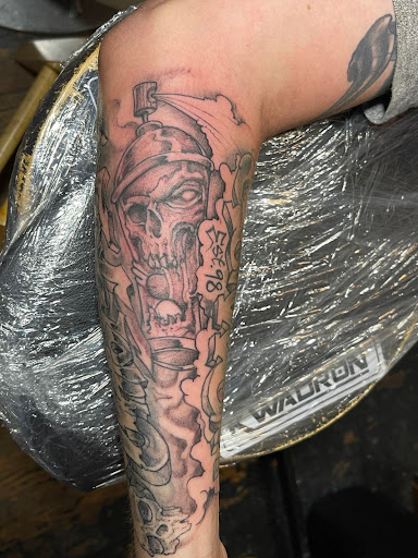 Explore 1of1 tattoo ideas, creative tattoo ideas in Roanoke, available at RailYard INK