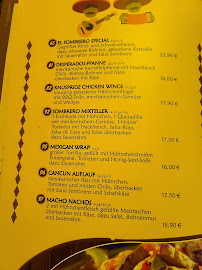 Restaurant mexicain El Sombrero à Arnstadt - menu / carte