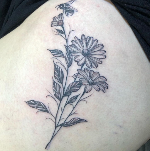 Explore dripping tattoo ideas, creative tattoo ideas in Aledo, available at Elevated Tattoo & Piercing