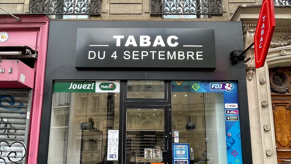 Tabac du 4 Septembre Paris