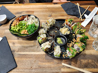 Plats et boissons du Restaurant de sushis Ajia Sushi & Burger Lattes - n°2