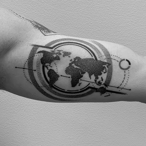 Explore art nouveau tattoo ideas, creative tattoo ideas in Springboro, available at Ink by Erin Ironside Tattoo Studio