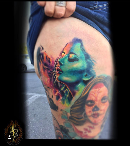 Explore thumb print tattoo ideas, creative tattoo ideas in El Paso, available at Pumping Ink Tattoo Parlor