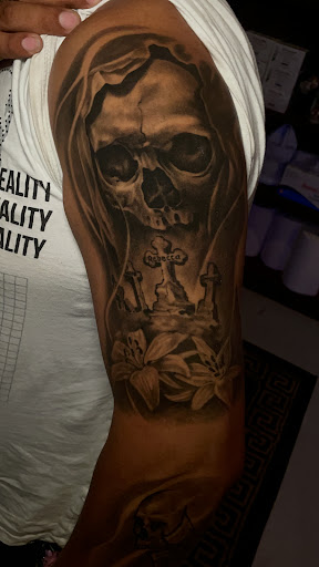 Explore tattoo ideas symbolizing strength, creative tattoo ideas in Weatherford, available at Weatherford Tattoo Co.