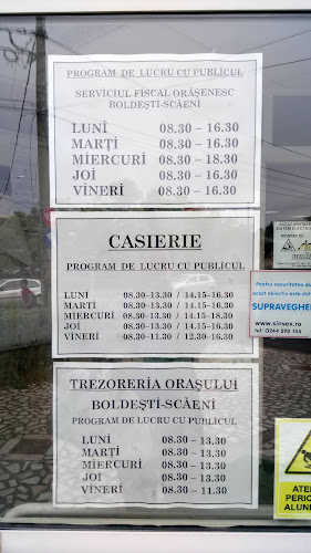 Trezoreria Boldești-Scăeni - Bancă