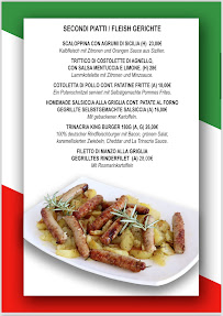 La Trinacria Gourmet à Pforzheim carte