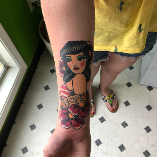 Explore chest name tattoo ideas, creative tattoo ideas in Evansville, available at Ink Therapy 101