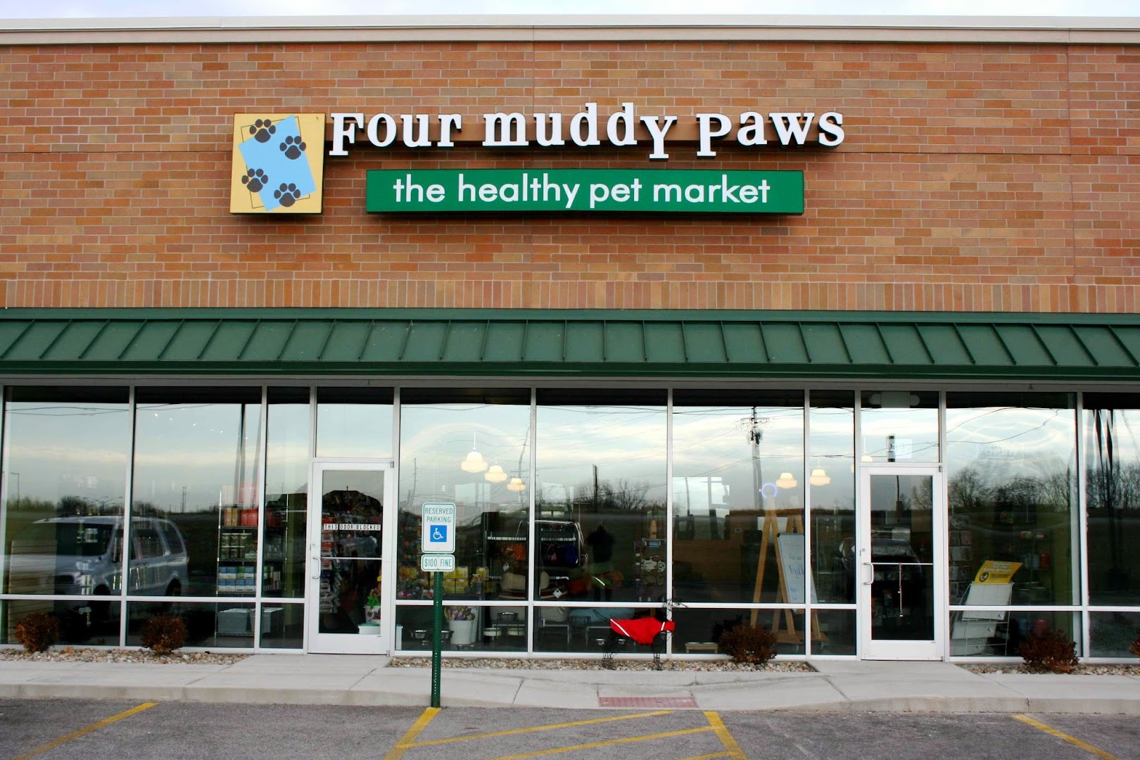 Four Muddy Paws