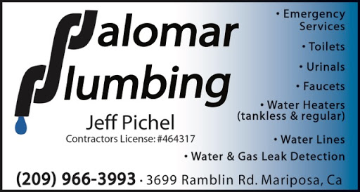 Palomar Plumbing in Mariposa, California