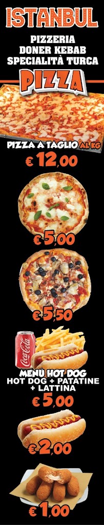 Kebab istanbul pizza kebab à Frascati - menu / carte