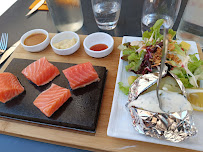 Sashimi du Restaurant L'Art'Doise - Cuisson sur pierre à Dole - n°2