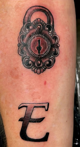 Explore fingerprint heart tattoo ideas, creative tattoo ideas in Palm Desert, available at Picazo Tattoo Studio