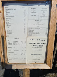 Menu du Buron de l'Aubrac à Saint-Chély-d'Aubrac