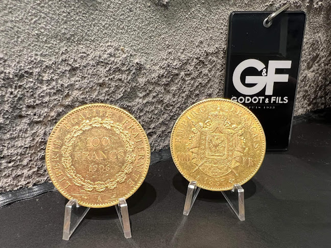 Rachat Or Godot & Fils Depuis 1933 - Numismatique - Bureau de change - Achat & Vente monnaies Or et Argent - Bijoux Or - Bijouterie
