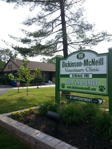 Dickinson McNeill Veterinary Clinic, 99 Bordentown Chesterfield Rd, Chesterfield, NJ 08515, USA, 