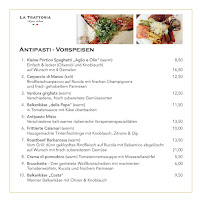 Menu du La Trattoria à Fritzlar