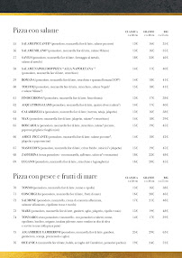 Menu du Lombardo Restaurant à Milan