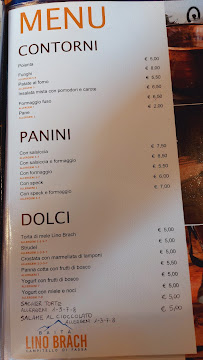 Restaurant Baita Lino Brach à Campitello di Fassa (la carte)