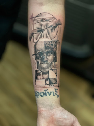 Explore skull tattoo ideas for guys, creative tattoo ideas in Brunswick, available at Brunswick Tattoo Company