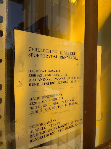 Sportorvosi Rendelő - Debrecen