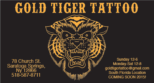 Tattoo Shop «Gold Tiger Tattoo», reviews and photos, 78 Church St, Saratoga Springs, NY 12866, USA