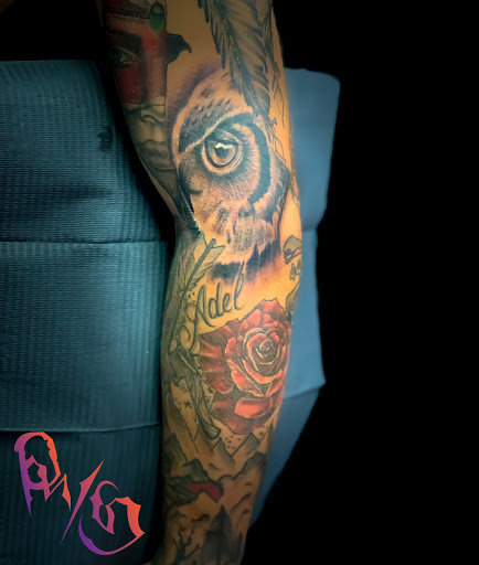 Explore bible tattoo ideas, creative tattoo ideas in Bridgeport, available at Breaking skin tattoo and body piercing