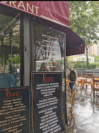 Restaurant Chez Ribe à Paris carte