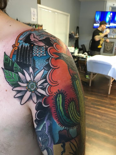 Explore gothic tattoo ideas, creative tattoo ideas in Delmar, available at Resolute Tattoo