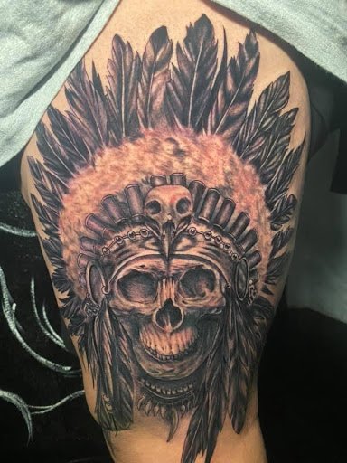 Explore men chest tattoos ideas, creative tattoo ideas in Lubbock, available at The Brand Tattoo Studio