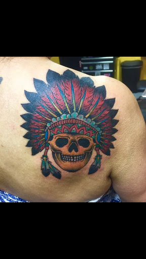 Explore tattoo ideas chest and arm, creative tattoo ideas in San Angelo, available at Good Vibes Only Tattoo Studio